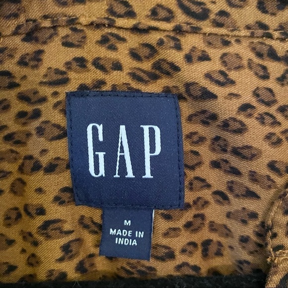 GAP-ANIMAL Print Tie-Belt Dress (Size:Medium) - Picture 12 of 12